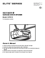 Security + Elite 3575CS Owner'S Manual preview