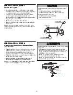 Предварительный просмотр 13 страницы Security + Elite 3595CS Owner'S Manual