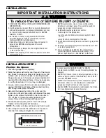 Preview for 7 page of Security + Elite 3800 Owner'S Manual