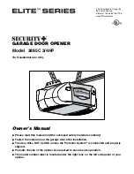 Security + Elite 3885C Owner'S Manual preview