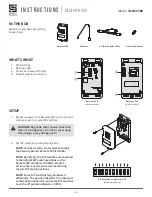 Предварительный просмотр 1 страницы Security Brands 14-REC300 Instructions