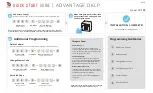 Preview for 3 page of Security Brands ADVANTAGE DKLP 19-100 Quick Start Manual