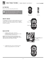 Предварительный просмотр 1 страницы Security Brands Ridge Remote Instructions