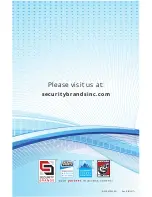 Предварительный просмотр 8 страницы Security Brands S-RTE-S Installation And Operation Manual