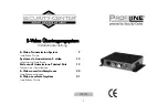 Security-Center Profiline S-Video TV8750 Installation Manual preview