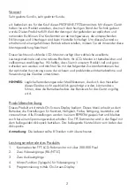 Preview for 2 page of Security-Center PROFILINE TV8165 Manual