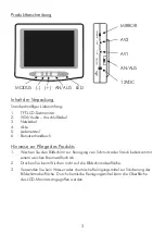 Preview for 3 page of Security-Center PROFILINE TV8165 Manual