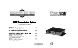 Preview for 7 page of Security-Center PROFILINE TV8770 Installation Manual