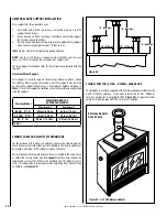 Preview for 20 page of Security Chimneys HE43-2 Installation And Operation Instructions Manual