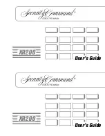 Preview for 1 page of Security Command Executive XR200 User Manual