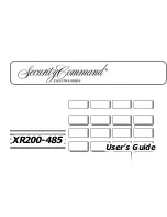 Preview for 1 page of Security Command XR200-485 User Manual