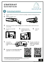 Предварительный просмотр 1 страницы SECURITY HUB STARTER KIT Quick Start Manual