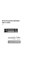 Security Labs SL800 User Manual preview