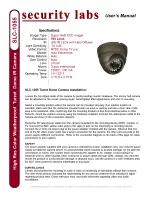 Preview for 1 page of Security Labs SLC-1055 User Manual