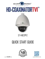 Предварительный просмотр 1 страницы Security Tronix HD-COAXINATORTVI ST-HDC2PTZ Quick Start Manual