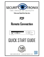 Security Tronix P2P Quick Start Manual preview