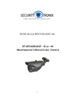 Preview for 1 page of Security Tronix ST-BT540IR30VF Installation Manual