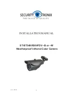 Предварительный просмотр 1 страницы Security Tronix ST-BT540IR50VFDV-B Installation Manual