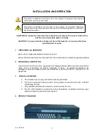 Preview for 3 page of Security Tronix ST-CCTV-VBAC8 Installation Manual