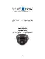 Security Tronix ST-D4203.6B Installation Manual preview