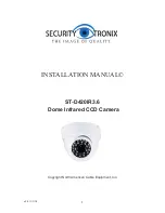 Security Tronix ST-D420IR3.6 Installation Manual preview