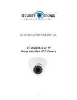 Security Tronix ST-D420IR6-B Installation Manual preview