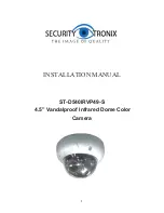 Security Tronix ST-D540IRVP49-S Installation Manual preview