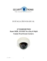 Preview for 1 page of Security Tronix ST-D600DNVP2812 Installation Manual