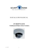 Предварительный просмотр 1 страницы Security Tronix ST-D600VP3.6-B-W Installation Manual