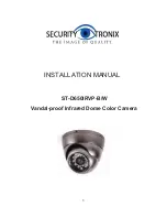 Security Tronix ST-D650IRVP-B Installation Manual preview