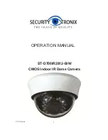 Security Tronix ST-D700IR2812-B/W Operation Manual предпросмотр