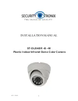 Security Tronix ST-DLI540IR-B Installation Manual preview