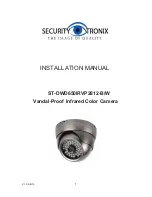 Security Tronix ST-DWD650IRVP2812-B/W Installation Manual предпросмотр