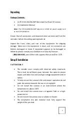 Preview for 3 page of Security Tronix ST-HD-D2812M-2MP Installation Manual