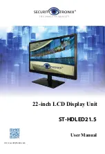 Security Tronix ST-HDLED21.5 User Manual preview