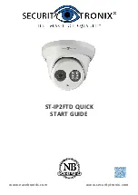 Preview for 1 page of Security Tronix ST-IP2FTD Quick Start Manual