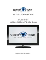 Preview for 1 page of Security Tronix ST-LCDHD-18.5 Installation Manual