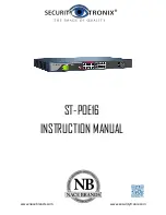 Security Tronix ST-POE16 Instruction Manual preview