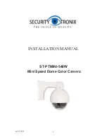 Security Tronix ST-PTMINI-540W Installation Manual предпросмотр