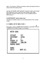 Preview for 18 page of Security Tronix ST-WD650PTZMINI-12X Installation Manual