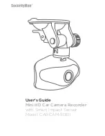 SecurityMan CARCAM-SDEII User Manual preview