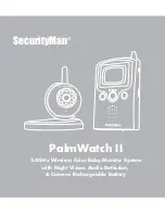 Preview for 1 page of SecurityMan PalmWatch II User Manual