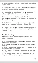 Preview for 13 page of SecurityMan PANBASE User Manual