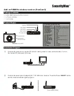 SecurityMan SM-302R Specifications preview