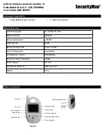 SecurityMan SM-8209R User Manual preview