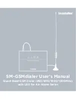 Предварительный просмотр 1 страницы SecurityMan SM-GSMdialer User Manual