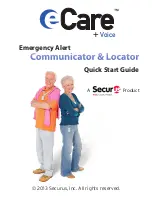 SecurUS eCare+voice Quick Start Manual preview