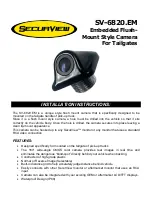 SecurView SV-6820.EM Installation Instructions preview