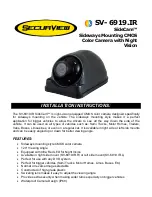 SecurView SV-6919.IR Installation Instructions предпросмотр