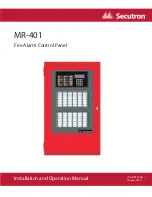 Secutron MR-401 Installation And Operation Manual предпросмотр